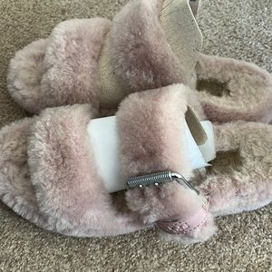 Pink UGG sandals. Size 7